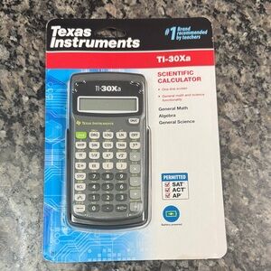 Texas Instruments TI-30Xa Scientific Calculator - Black and Gray